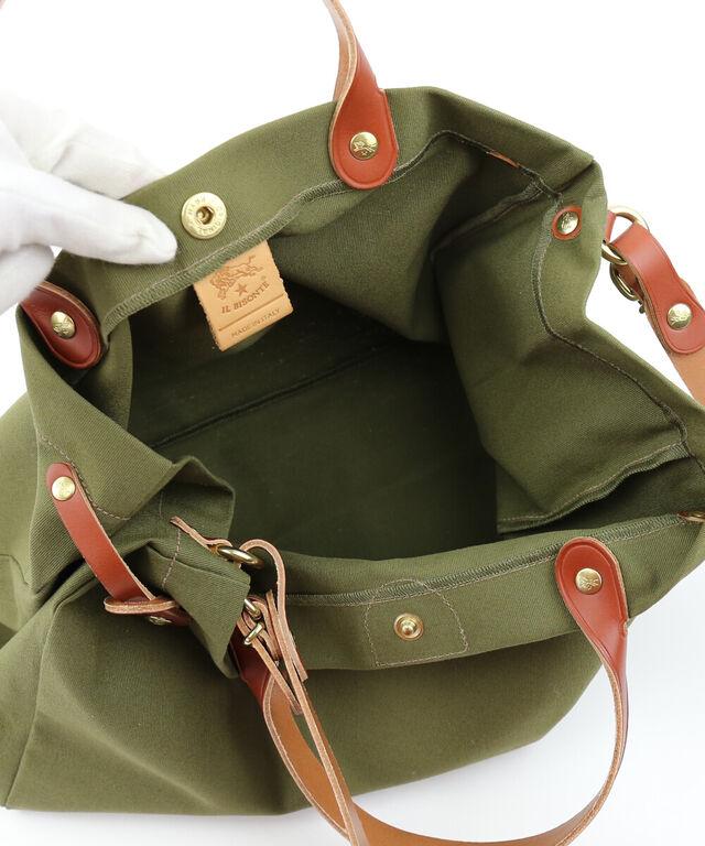 イルビゾンテ コットンキャンバス トートバッグ IL BISONTE