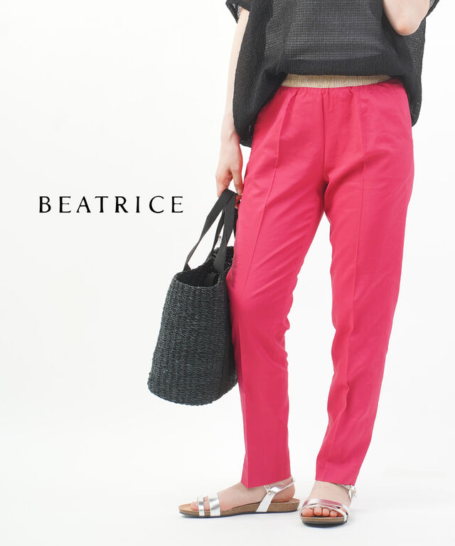 ベアトリス VIS/LIストレッチ テーパードパンツ BEATRICE E32202 国内正規品 210803 送料無料