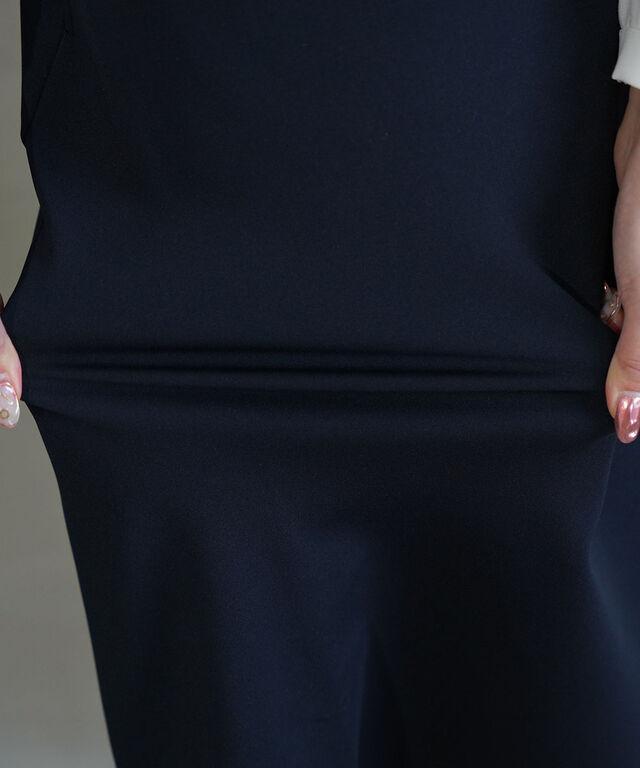 ププラ アクアダブルニット フレアスカート PUPULA 157008 国内正規品