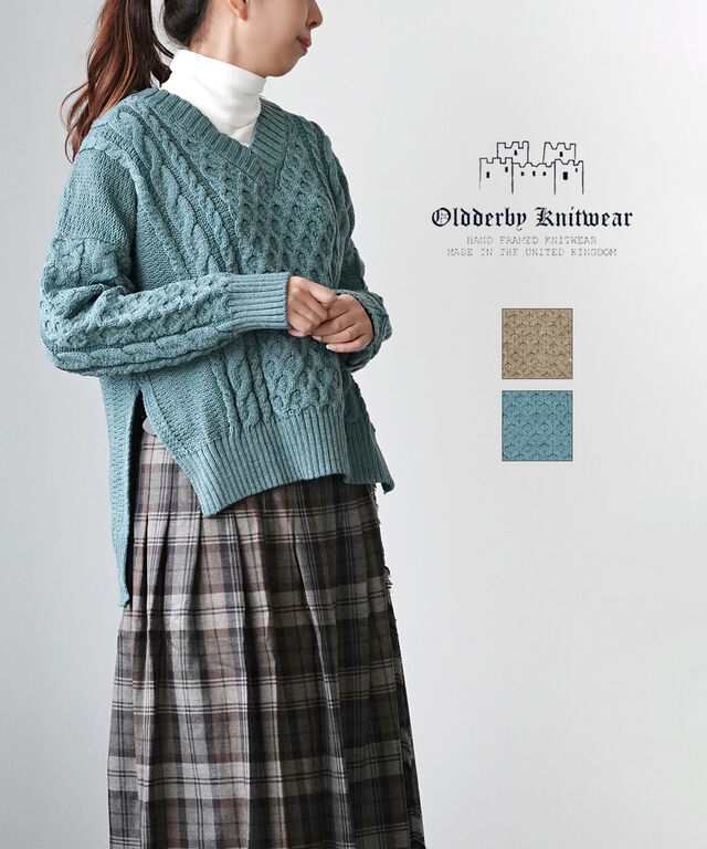 オールドダービーニットウェア ニット プルオーバー セーター Oldderby Knitwear JM2002 国内正規品 2022秋冬新作 送料無料