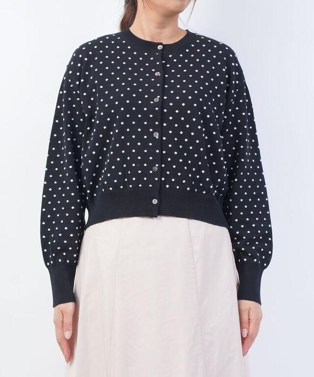 ミズイロインド クルーネックカーディガン mizuiro ind 1-220000 国内