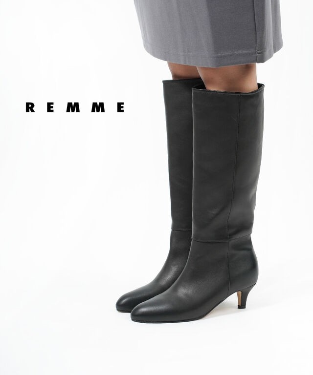 レメ ロングブーツ Shep 70mm Pin Heel Long Boots REMME ZH-VALENCIA