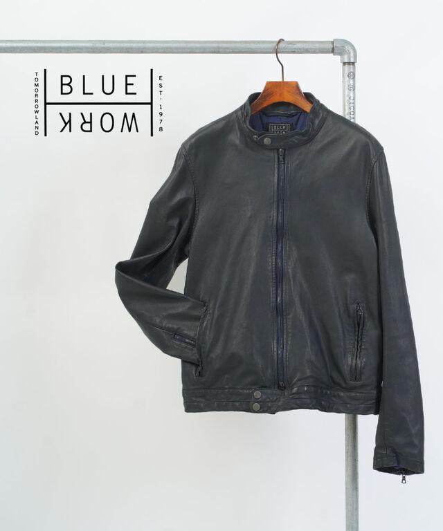 ブルーワーク ヴィンテージライダースジャケット Re-dye メンズ Blue Work RJK-REDYE 国内正規品 220309 送料無料