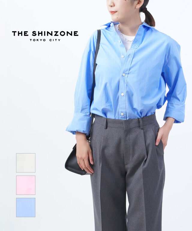 ザ シンゾーン ペックシャツ PECK SHIRT THE SHINZONE 24SMSBL01 国内正規品 2024春夏新作 送料無料