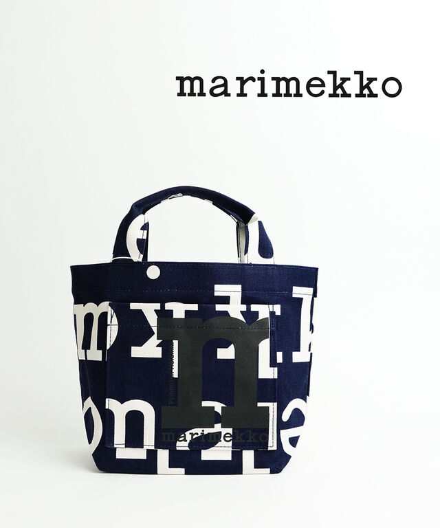 マリメッコ MONO MINI TOTE LOGO BAG marimekko 52249292738 国内正規品 2024春夏新作 送料無料