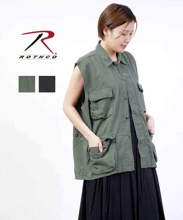 ロスコ BDU ミリタリーノースリーブ シャツジャケット ROTHCO BDSH-NOSLEEVE 国内正規品 2024春夏新作 送料無料の通販は