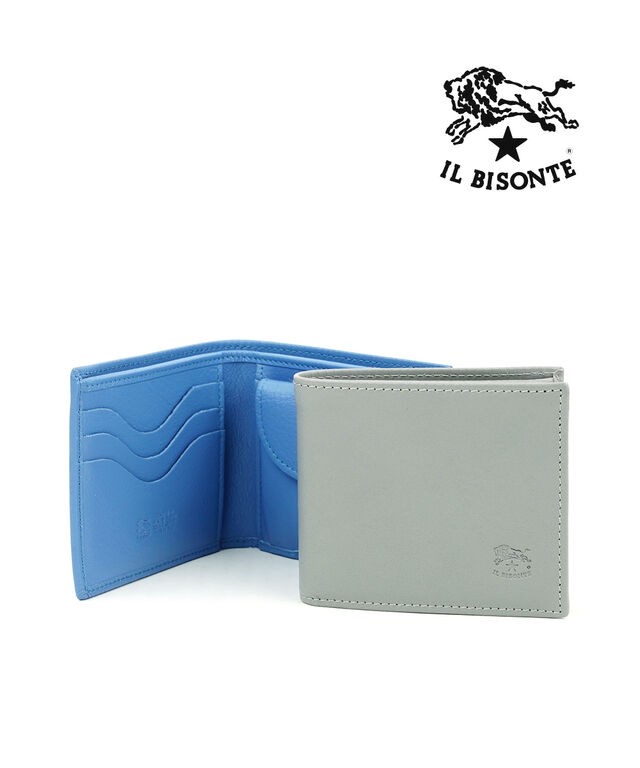 イルビゾンテ レザー 二つ折り財布 ミニウォレット IL BISONTE 54242306041 国内正規品 2024春夏新作 送料無料