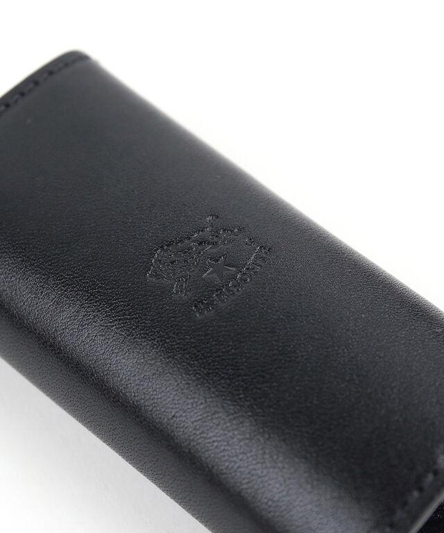 イルビゾンテ ブラックキャニオンレザー キーケース IL BISONTE 54242305551 国内正規品 220403 送料無料 メール便可能商品[M便 3/5] 就職祝い 入学祝 母の日 父の日 誕生日 バレンタイン プレゼント ギフト 新品