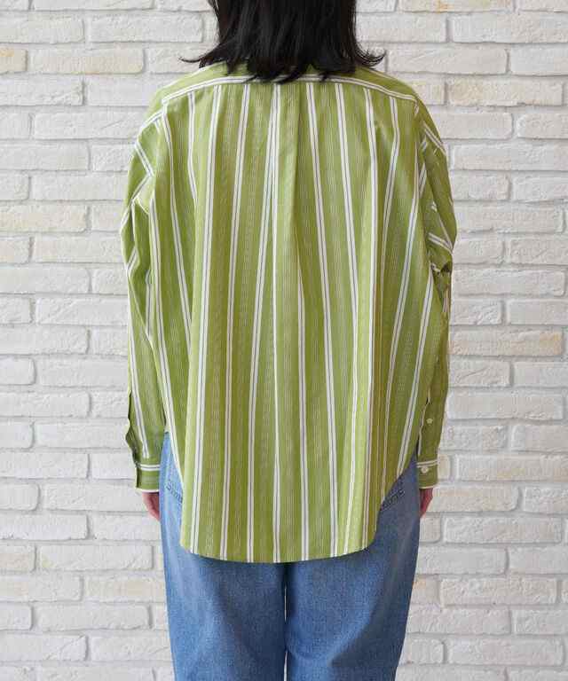 ザ シンゾーン ストライプ ダディシャツ STRIPE DADDY SHIRT THE SHINZONE 24SMSBL04 国内正規品 2024春夏新作 送料無料