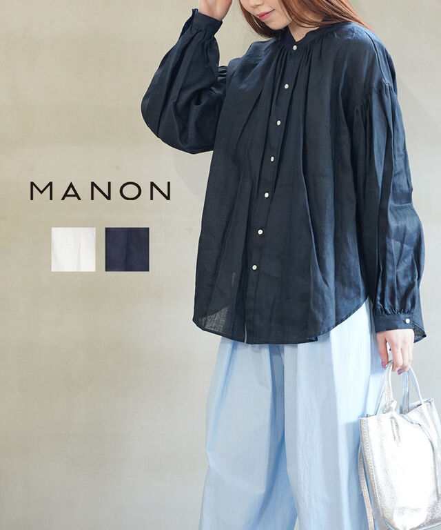 マノン リネン アミカルシャツ LINEN AMICAL SHIRT MANON MNN-SH-245 国内正規品 2024春夏新作 送料無料