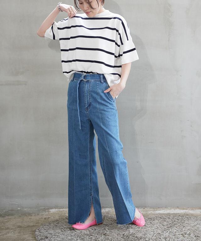 ニコルソン&ニコルソン ボーダー ニットプルオーバー -ST nicholson&nicholson -ST 国内正規品 220403 送料無料