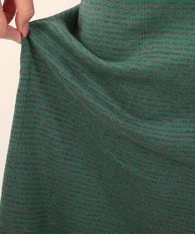 ミラー カップ付き パネルリブ バックスリット アメスリワンピース