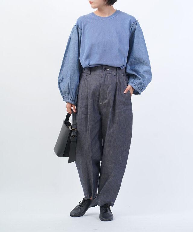 ダリア リメイクT インディゴパフスリーブ dahl'ia HD-125 国内正規品