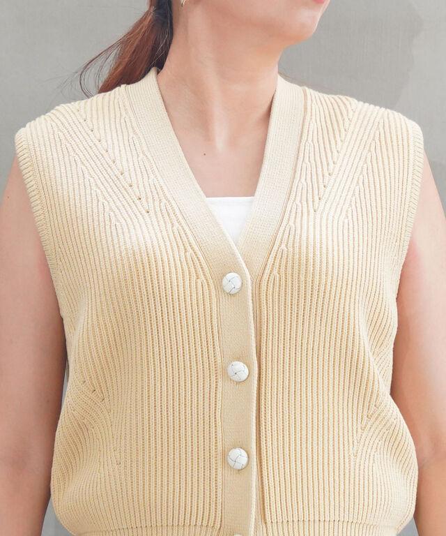 ザ シンゾーン FULL CARDIGAN KNIT VEST THE SHINZONE 24AMSNI02 国内正規品 220409 送料無料
