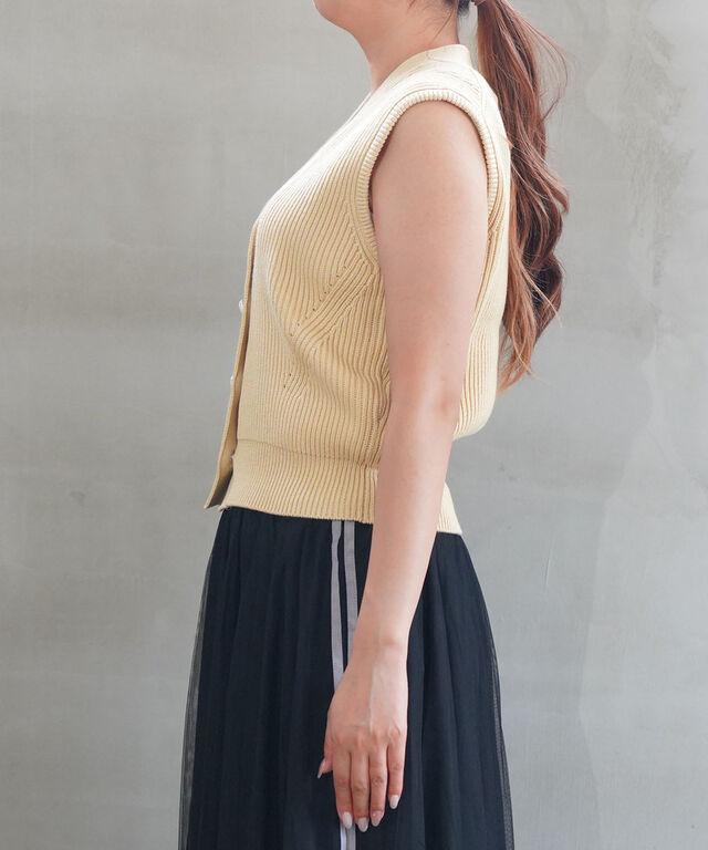 ザ シンゾーン FULL CARDIGAN KNIT VEST THE SHINZONE 24AMSNI02 国内正規品 220409 送料無料