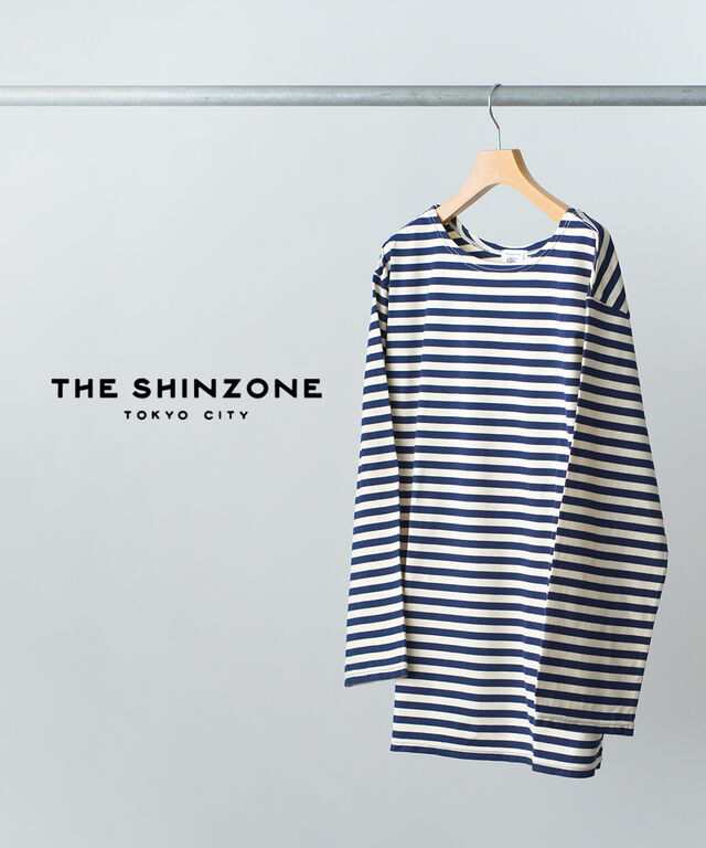 ザ シンゾーン MARINE BORDER LONG SLEEVE TEE THE SHINZONE 24SMSCU14 国内正規品 2024秋冬新作