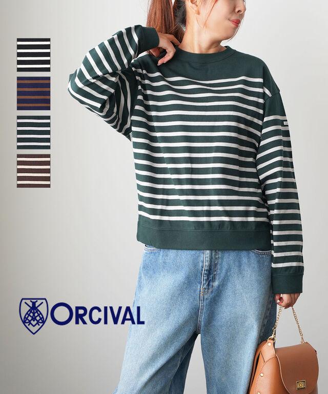 オーチバル・オーシバル L/S SWEAT パネルボーダースウェット ORCIVAL OR-C0344PNB 国内正規品 2024秋冬新作 送料無料の通販は 11,884円