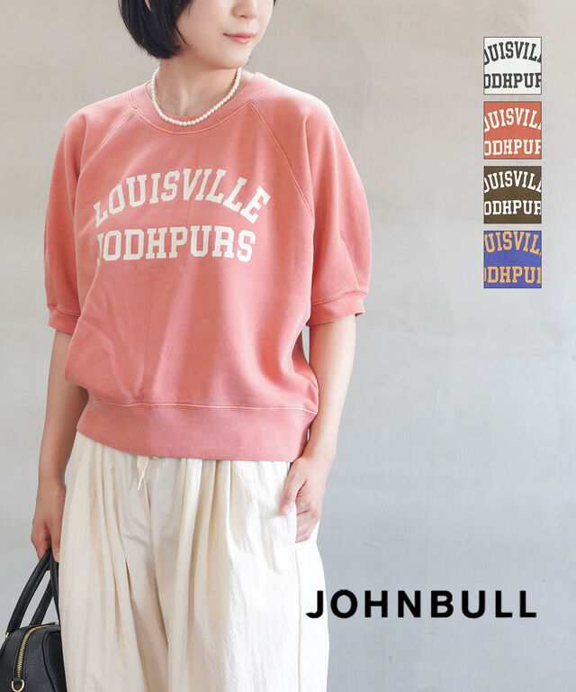 ジョンブル JODHPURS ハーフスリーブスウェット Johnbull JL243C03 国内正規品 2024秋冬新作 送料無料