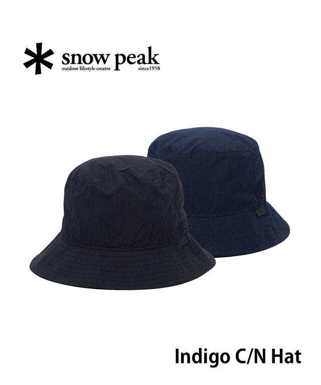スノーピーク Indigo C/N Hat  Peak AC-24AU402 国内正規品 220409 メール便可能商品[M便 5/5]