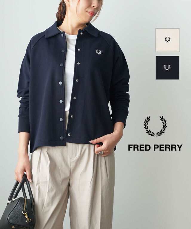 フレッドペリー Jersey Overshirt FRED PERRY G8149 国内正規品 2024秋冬新作 送料無料