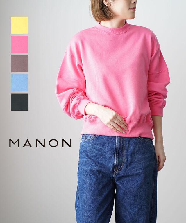 マノン スウィッチスリーブクルースウェット MANON MNN-C-144 国内正規品 2024秋冬新作 送料無料の通販は