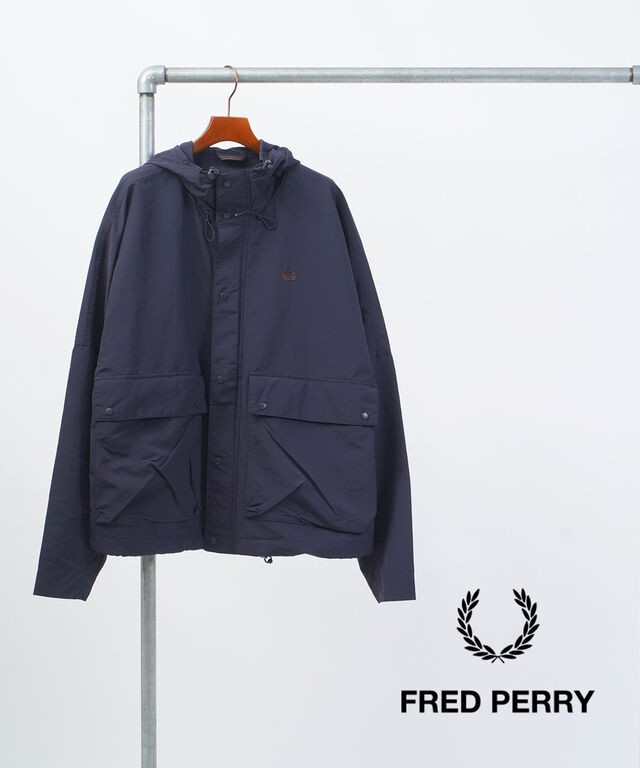 フレッドペリー Short Snorkel Parka FRED PERRY J8572 国内正規品 2024秋冬新作 送料無料