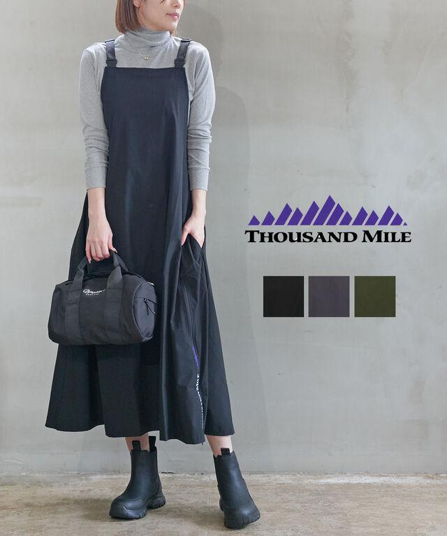 サウザンドマイル SALOPETTE SKIRT THOUSAND MILE TM242NP00162 国内正規品 220409 送料無料 撥水 UVカット ドライタッチ UV対策 アウトドア アクティブ 旅行 お出かけ バカンス 動きやすい シワになりにくい 雨の日に使える