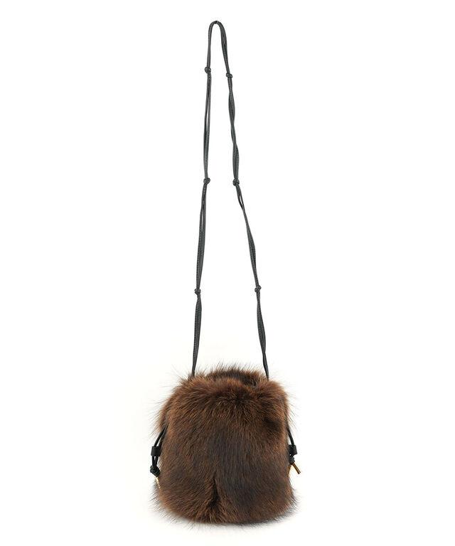 ヴィオラドーロ PROCIONE プロチオーネ ラクーンファー巾着バッグ