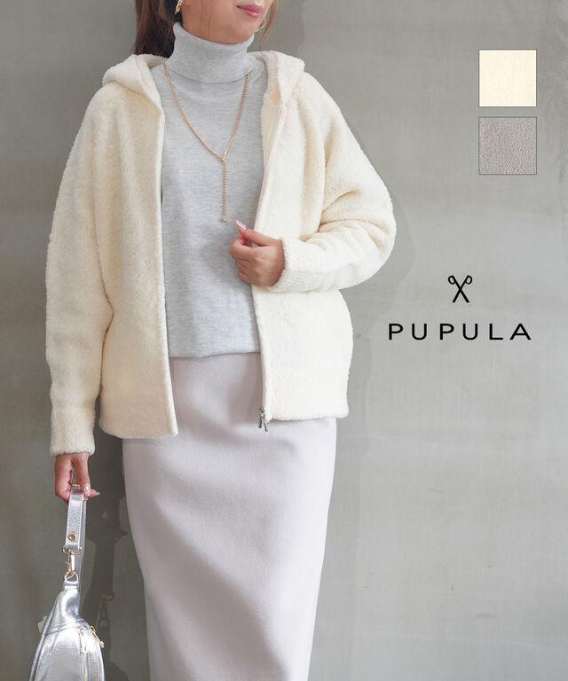 ププラ ビションボア ドルマンパーカ フーディ PUPULA 346308 国内正規品 2024秋冬新作 送料無料の通販は