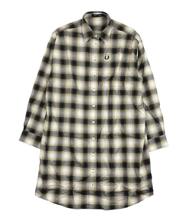 フレッドペリー BRUSHED CHECK SHIRT DRESS FRED PERRY D8167 国内正規