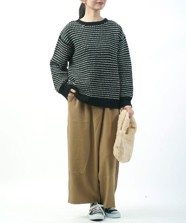 ミズイロインド ラップライクイージーパンツ mizuiro ind 4-260049