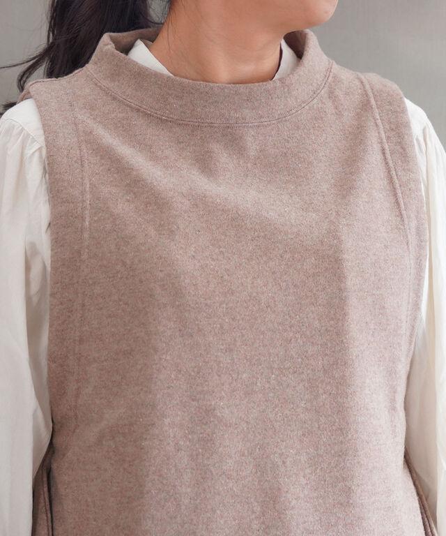 サバタム 紡毛天竺カシュクール風ベスト Sabbatum SA-34218 国内正規品