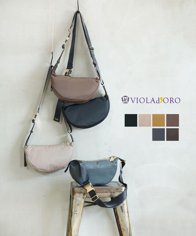 ヴィオラドーロ BIANCA ナイロンボディバッグ VIOLAd'ORO V-2247 国内正規品 2025秋冬新作 送料無料