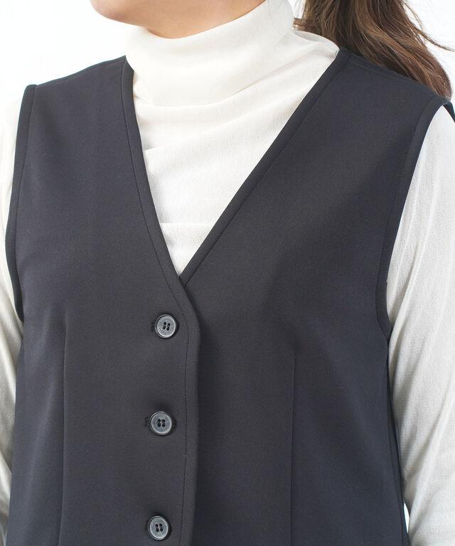 ププラ アクアダブルニット ショートベスト PUPULA 157005 国内正規品 2025春夏新作 送料無料 ププラ アクアダブルニット ショートベスト PUPULA 157005 国内正規品