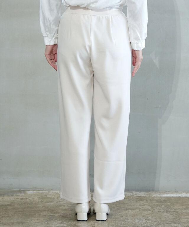 ププラ アクアダブルニット ストレート ワイドパンツ PUPULA 157010 国内正規品 2026春夏新作 送料無料_9
