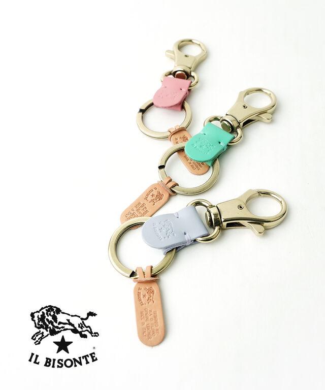 イルビゾンテ キーリング キーホルダー IL BISONTE 54252305951 国内正規品 2025春夏新作 メール便可能商品[M便 1/5]