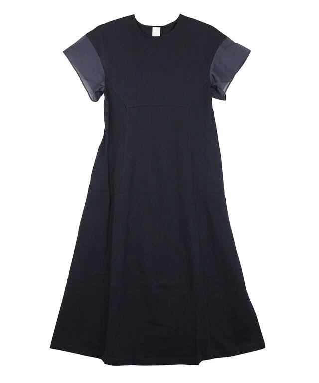 ププラ コットンキュプラジャージィ×ローン ハイウエストワンピース