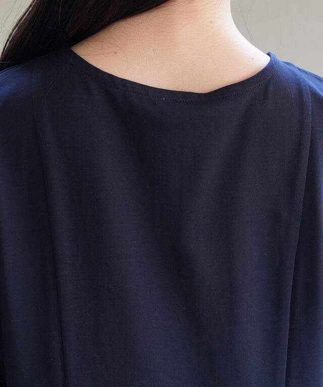 ププラ コットンキュプラジャージィ×ローン ハイウエストワンピース