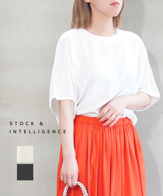 ストックアンドインテリジェンス ライトジョーゼットラウンドドルマンプルオーバー STOCK&INTELLIGENCE SAI45-0643 国内正規品 2025春夏新作