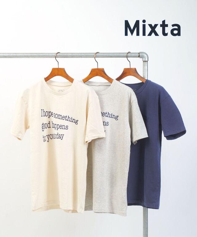 ミクスタ I HOPE SS CREWNECK T-SHIRTS Mixta R2525 国内正規品 2025春夏新作