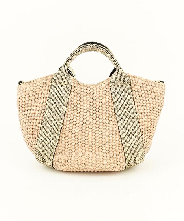 ヴィオラドーロ イタリアンラフィアシート 2WAYトートバッグ SANDRO