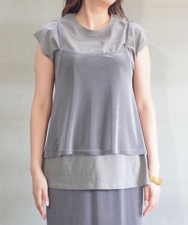 シニヨン ベロアメッシュキャミプルオーバー CHIGNON 8653-401KK 国内正規品 2025春夏新作 送料無料 シニヨン ベロアメッシュキャミプルオーバー CHIGNON 8653-401KK 国内