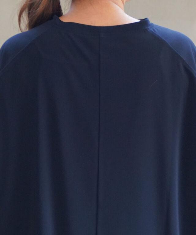 ププラ ヤギポリスムース ドルマン ワイドプルオーバー PUPULA 157215 国内正規品 2025春夏新作 送料無料