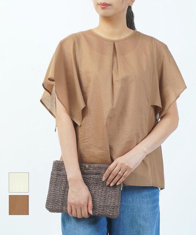 シードレイク フィラメントボーダーブラウス Seadrake B-8920894 国内正規品 2025春夏新作 送料無料