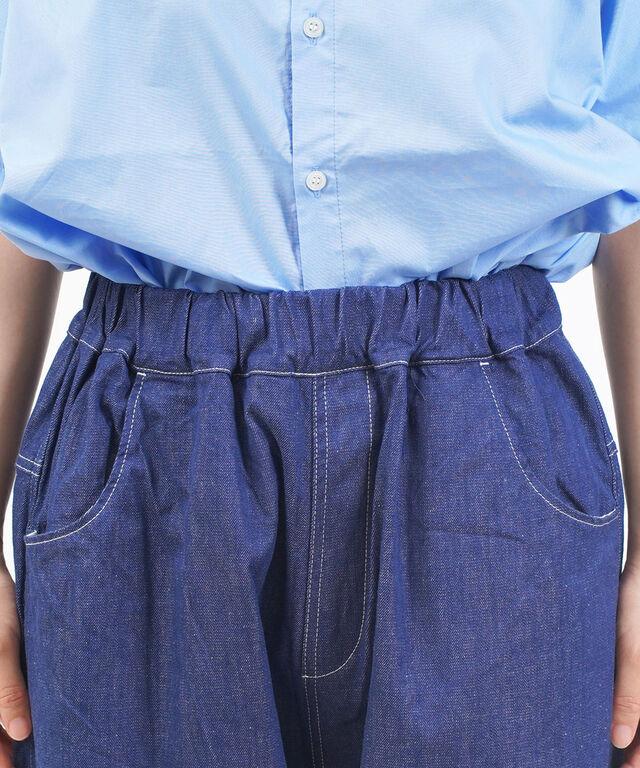 ナル 綿麻ムラ糸デニムノッポパンツ naru 667800 国内正規品 2025春夏