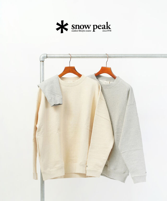 スノーピーク Recycled Cotton Pullover  Peak SW-25SU403 国内正規品 2025秋冬新作 送料無料