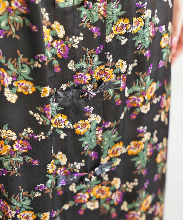 ザ シンゾーン FLOWER BOUQUET PRINTED SATIN SKIRT THE SHINZONE 25AMSSK01 国内正規品220509 送料無料