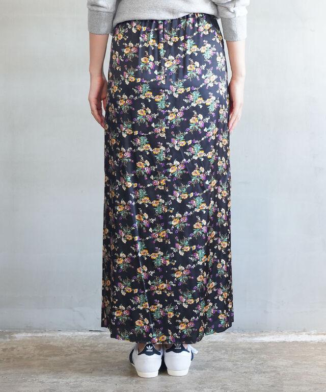 ザ シンゾーン FLOWER BOUQUET PRINTED SATIN SKIRT THE SHINZONE 25AMSSK01 国内正規品220509 送料無料