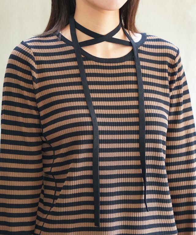 シニヨン 2WAYチョーカーニットプルオーバー CHIGNON 9554-080JR 国内