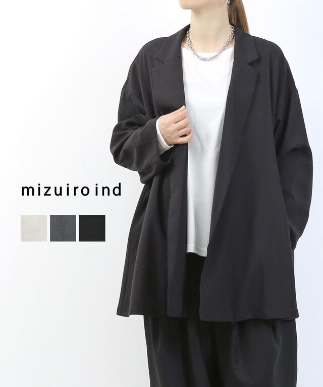 ミズイロインド テーラードシャツジャケット mizuiro ind 3-230103 国内正規品 2025秋冬新作 送料無料
